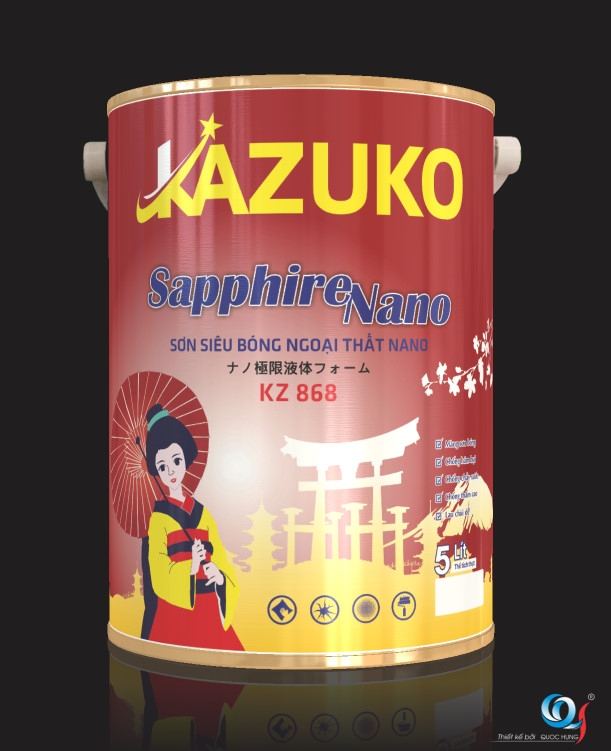 Sơn Kazuko Sapphire Nano