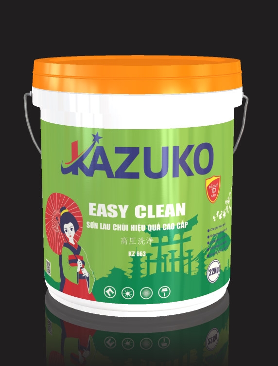 Sơn lau chùi hiệu quả cao cấp Kazuko
